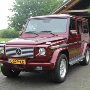Mercedes G55 AMG kompressor Titanite red EU 2005