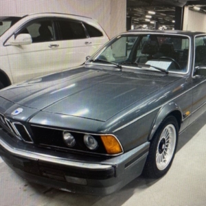 BMW 635 CSI (E24) 1989