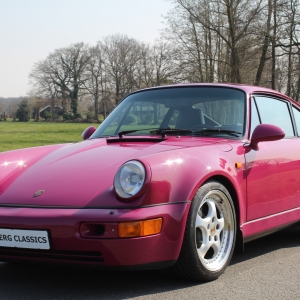 Porsche 964 Turbo 3.3 rubystone red