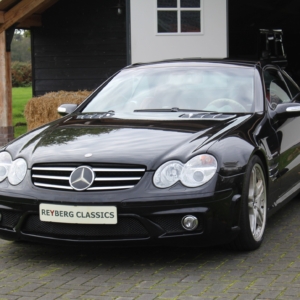 Mercedes SL55 (r230) AMG black/red 2003