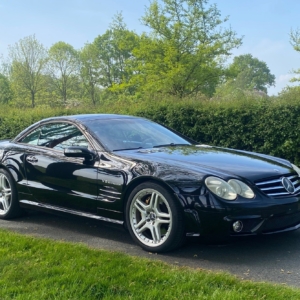 Mercedes SL55 (r230) AMG black/red 2003