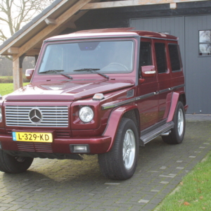 Mercedes G55 Kompressor 2005 Titanite red (EU specs)